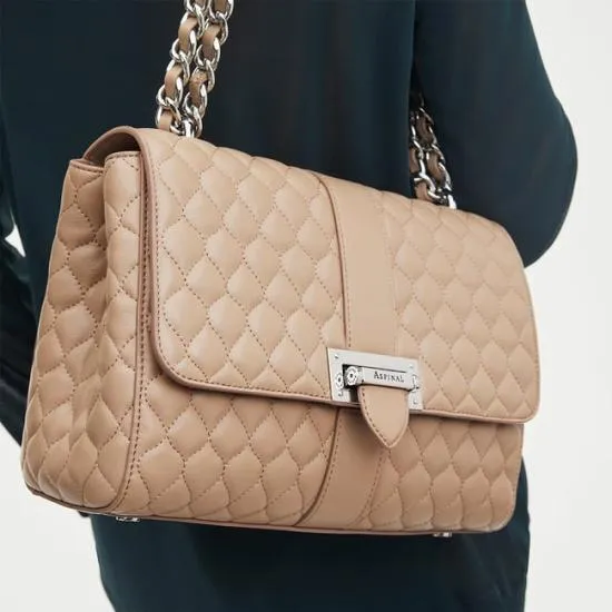 Large Lottie Bag Soft Taupe Nappa Women Aspinal Of London Shoulder