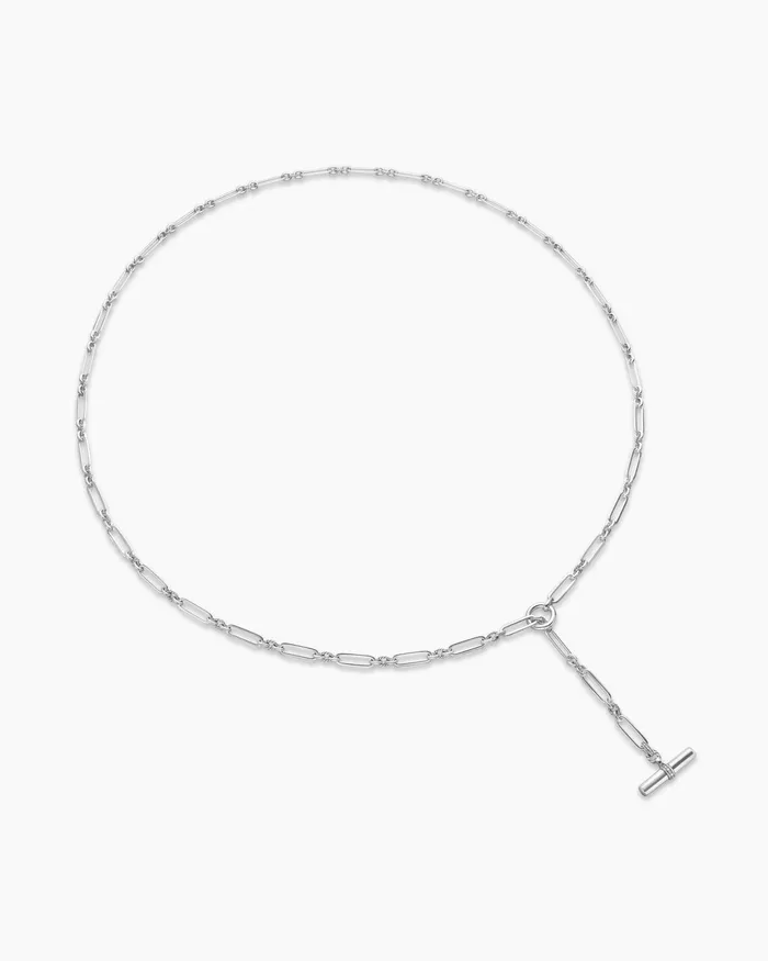 Lexington Y Chain Necklace In Sterling Silver With Diamonds 65mm Women David Yurman Chain