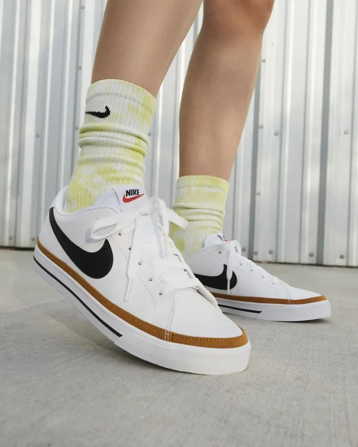 Lifestyle Women Nike NikeCourt Legacy Next Nature Whitedesert Ochreteam Orangeblack