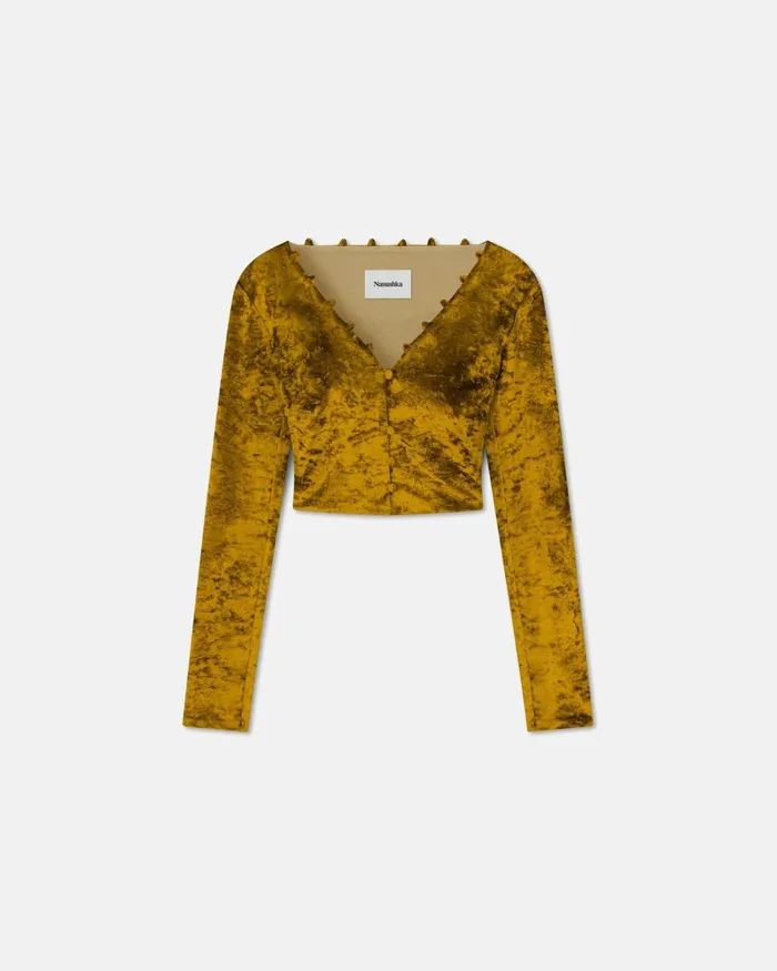 Linna Women Nanushka Tops Linna Women Nanushka Tops