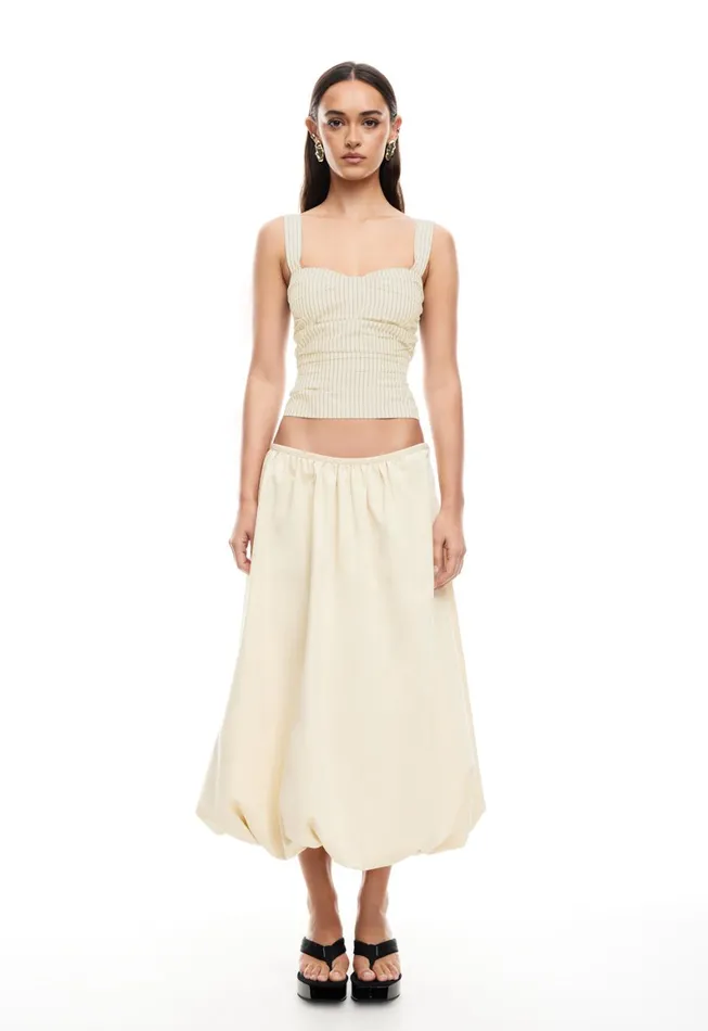 Lioness Fashion COBAIN CORSET Beige Women Tops