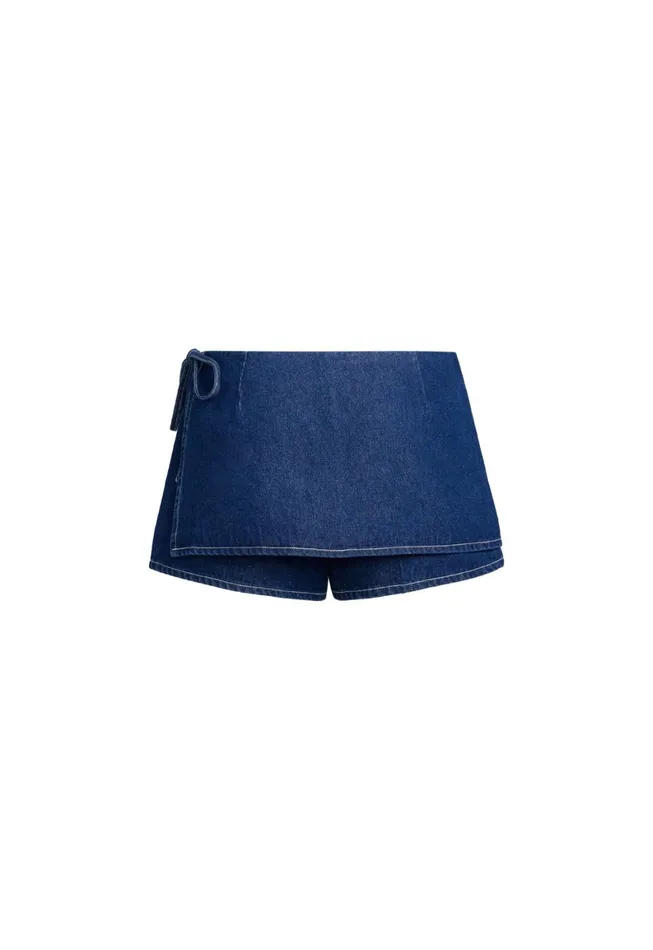 Lioness Fashion COUNTRYSIDE SKORT Blue Denim Women Shorts