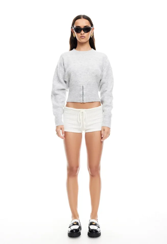 Lioness Fashion DION KNIT Grey Women Tops