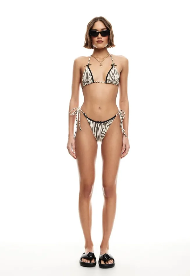 Lioness Fashion GISELE TIE TOP Zebra Women Swim