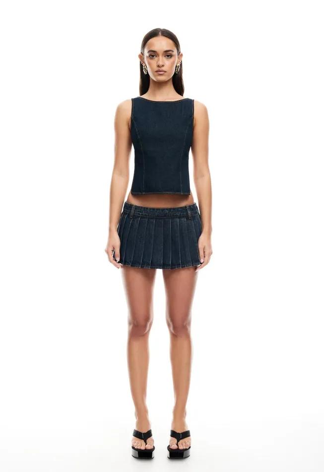 Lioness Fashion RIDER MINI SKORT Indigo Women Skirts