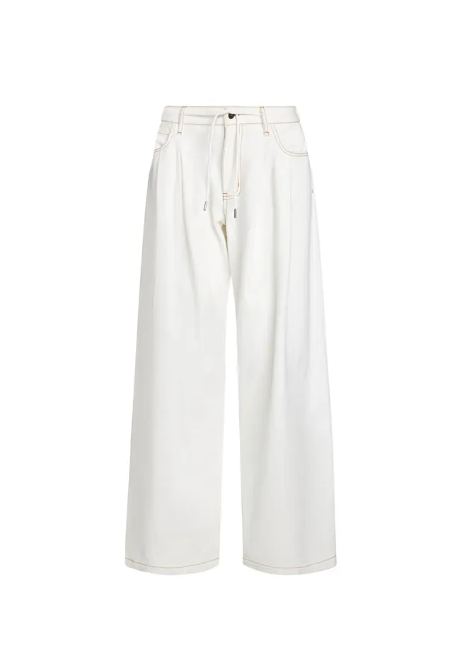 Lioness Fashion SLOUCHED TIE UP JEAN Porcelain Women Pants Lioness Fashion SLOUCHED TIE UP JEAN Porcelain Women Pants