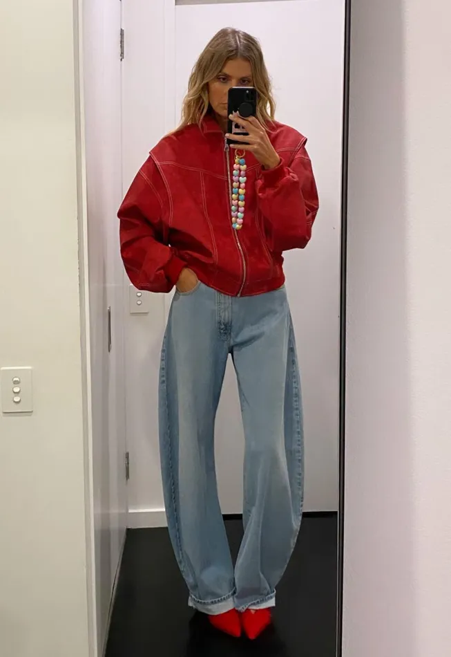 Lioness Fashion VISTA BOMBER Crimson Women Outerwear Lioness Fashion VISTA BOMBER Crimson Women Outerwear
