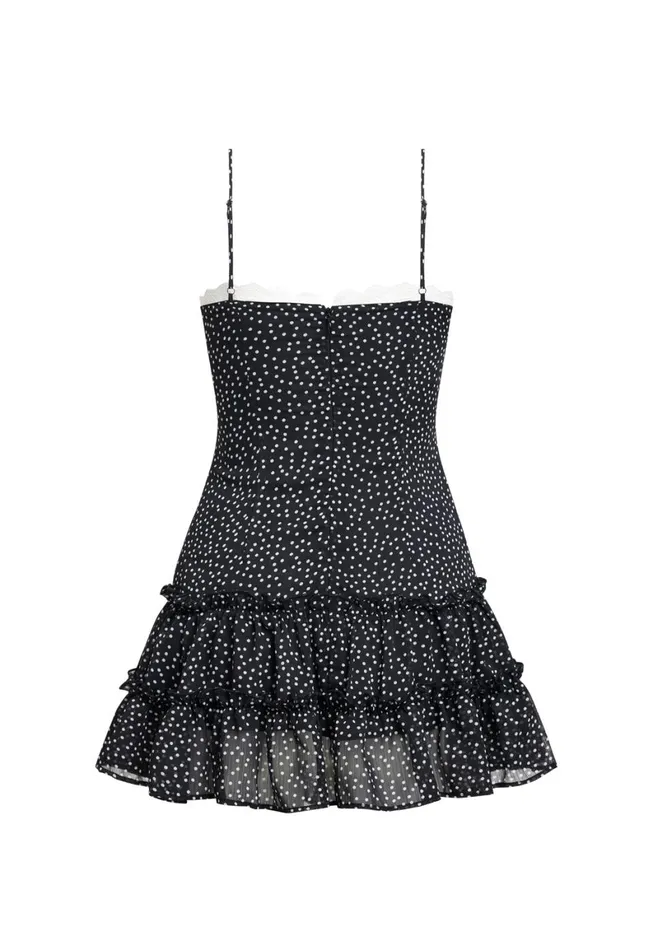 Lioness Fashion YVES MINI DRESS Onyx Polka Women Dresses Lioness Fashion YVES MINI DRESS Onyx Polka Women Dresses
