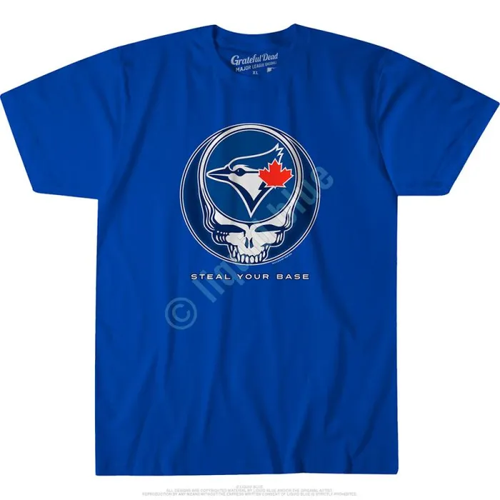Liquid Blue Athletic TShirt Men Toronto Blue Jays Steal Your Base Blue Athletic TShirt Liquid Blue Athletic TShirt Men Toronto Blue Jays Steal Your Base Blue Athletic TShirt