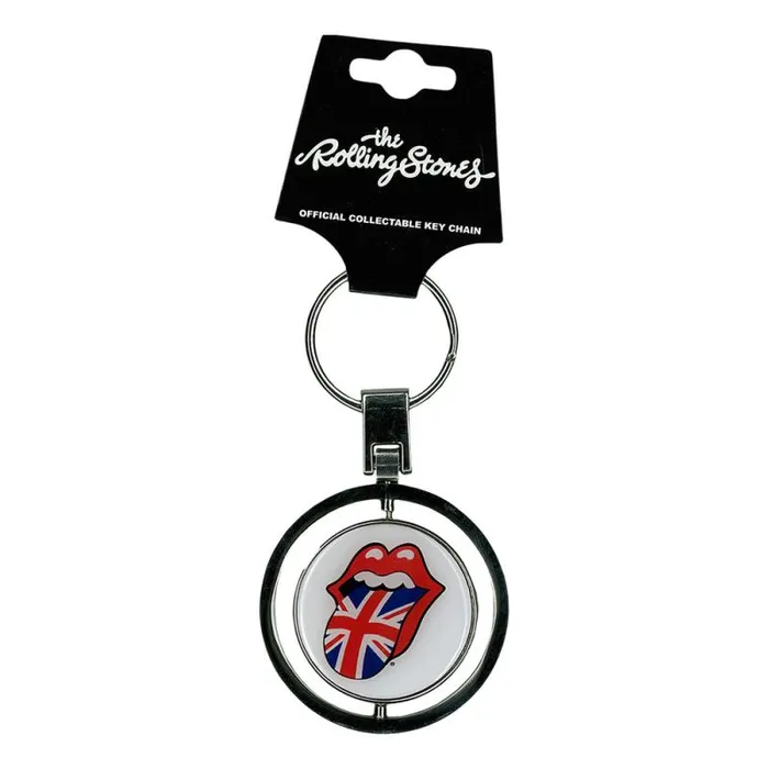 Liquid Blue Keychains Accessories Stones Spin Keychain