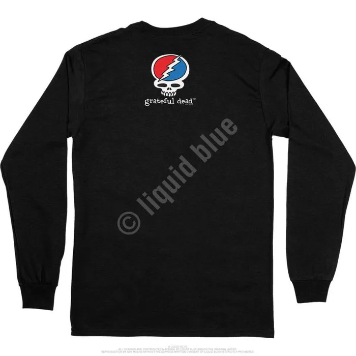 Liquid Blue Long Sleeve Men Steal Your Face Dead Is Better Long Sleeve TShirt