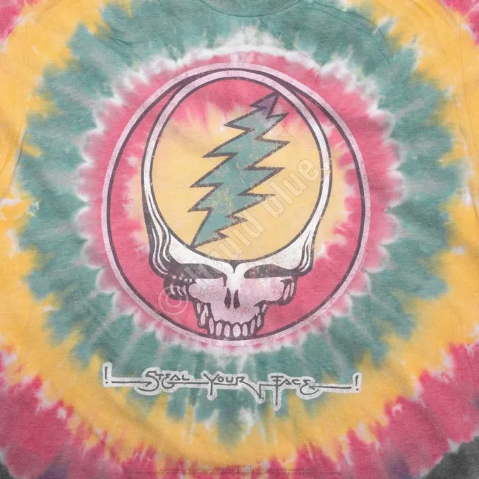 Liquid Blue PolyCotton TShirt Men Vintage Rasta SYF PolyCotton TieDye TShirt