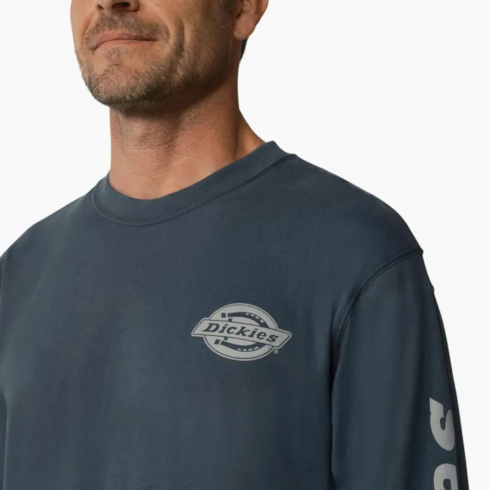 Long Sleeve Heavyweight Logo TShirt Airforce Blue Airforce Blue af Men Dickies TShirts Long Sleeve Heavyweight Logo TShirt Airforce Blue Airforce Blue af Men Dickies TShirts