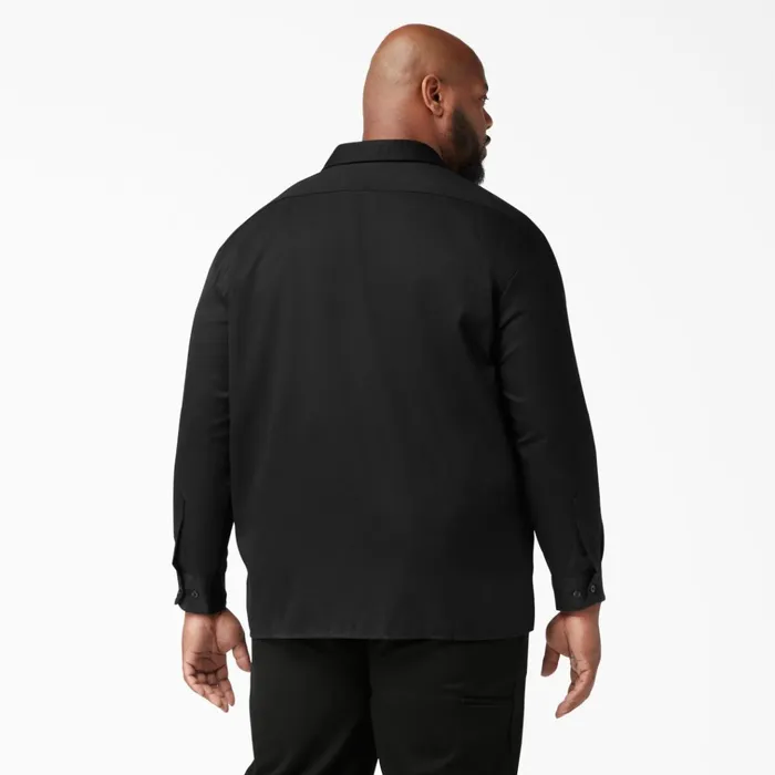 Long Sleeve Work Shirt Black Black bk Men Dickies Work Shirts Long Sleeve Work Shirt Black Black bk Men Dickies Work Shirts