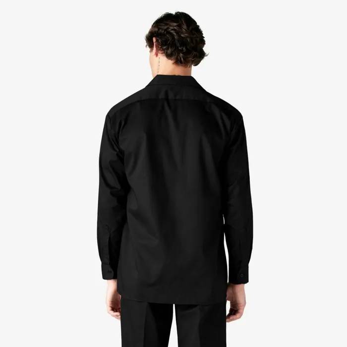 Long Sleeve Work Shirt Black Black bk Men Dickies Work Shirts Long Sleeve Work Shirt Black Black bk Men Dickies Work Shirts