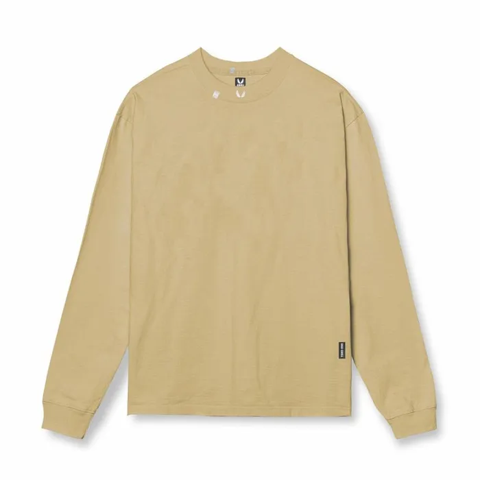Long Sleeves Men ASRV Tech Essential Relaxed Long Sleeve Khaki