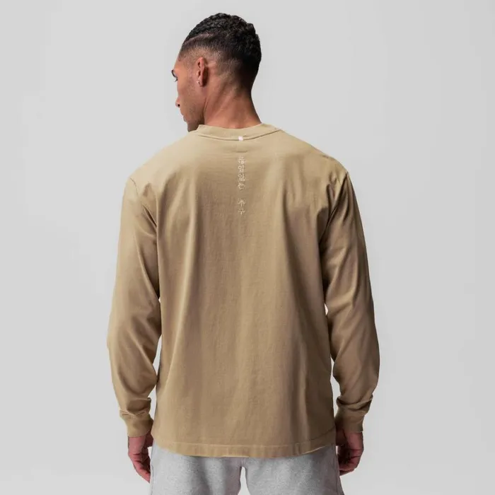 Long Sleeves Men ASRV Tech Essential Relaxed Long Sleeve Khaki