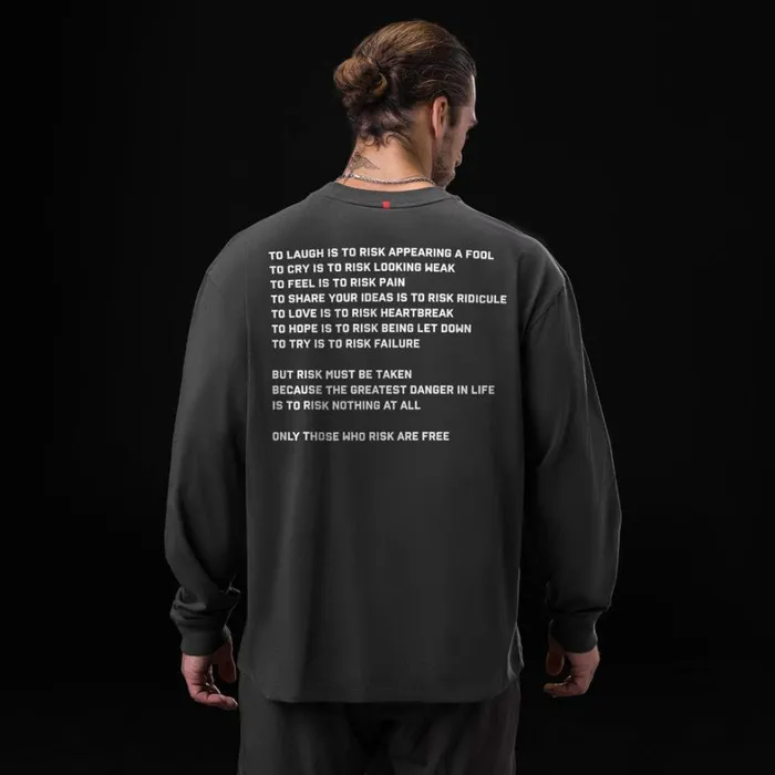 Long Sleeves Men ASRV Tech Essential Relaxed Long Sleeve Space Grey 034asrv 8034
