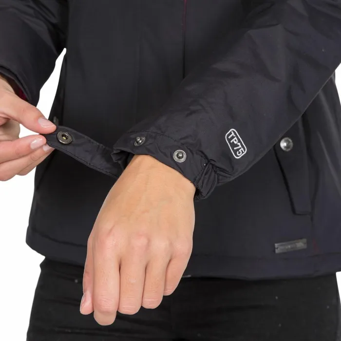 Malissa Waterproof Jacket Black Women Trespass Waterproof Jackets