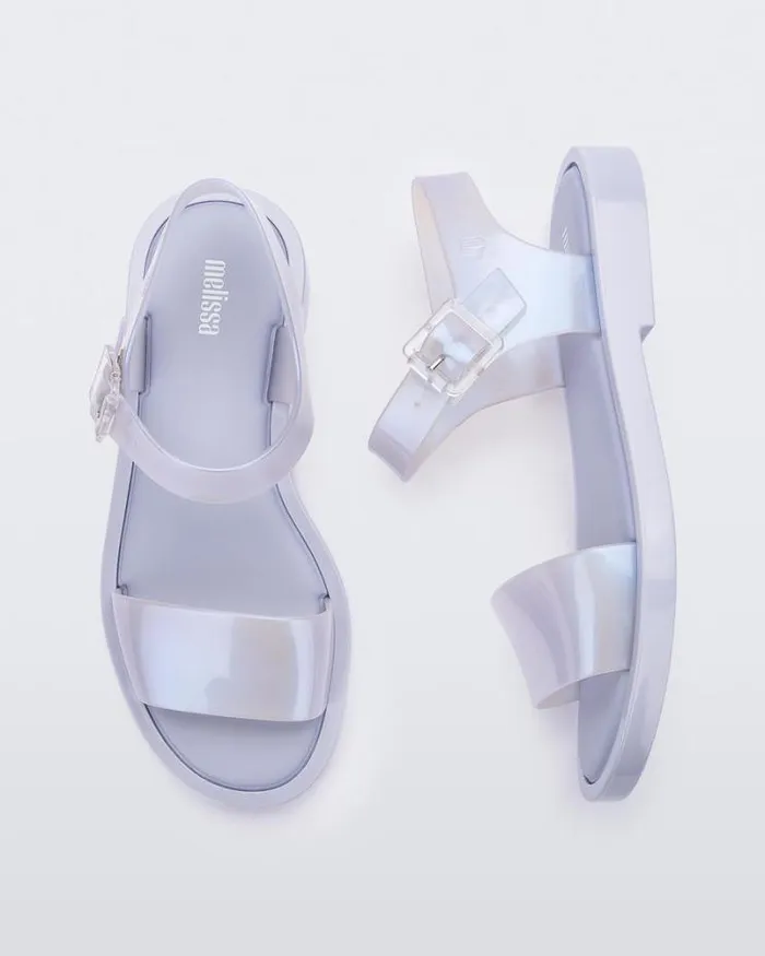 Mar Sandal Lilacblue Pearl Women Melissa Sandals