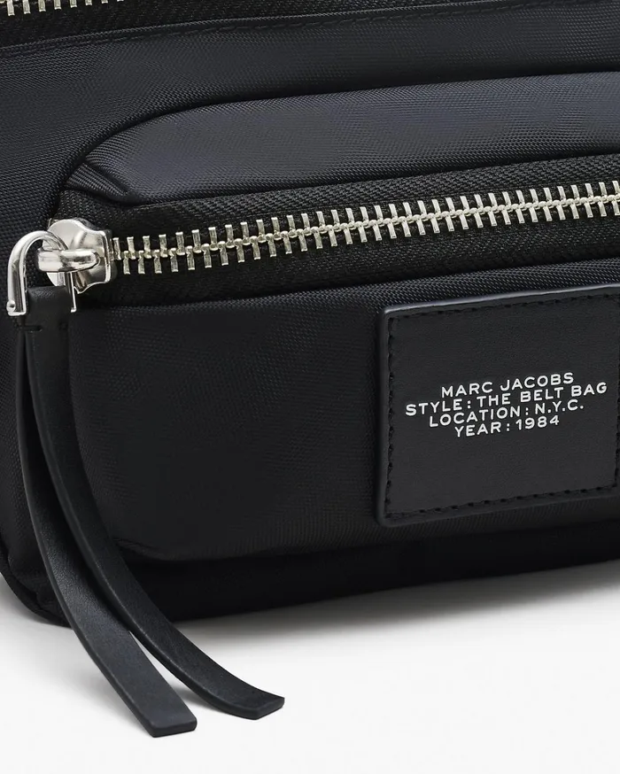 Marc Jacobs Backpacks Women The Biker Nylon Belt Bag Black