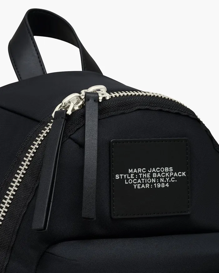 Marc Jacobs Backpacks Women The Biker Nylon Medium Backpack Black