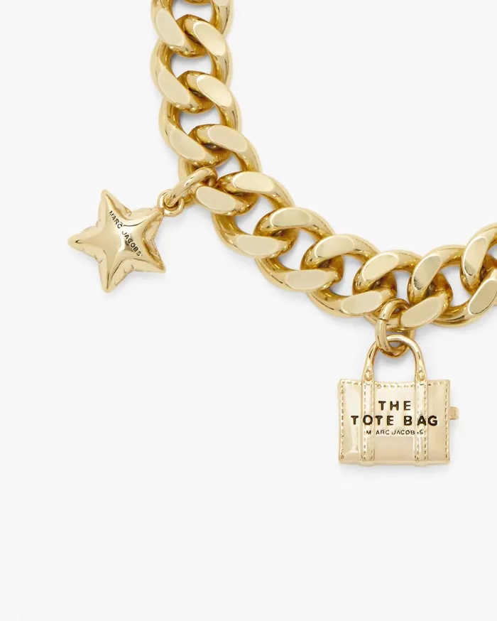 Marc Jacobs Bracelets Women The Mini Icon Charm Bracelet Light Antique Gold