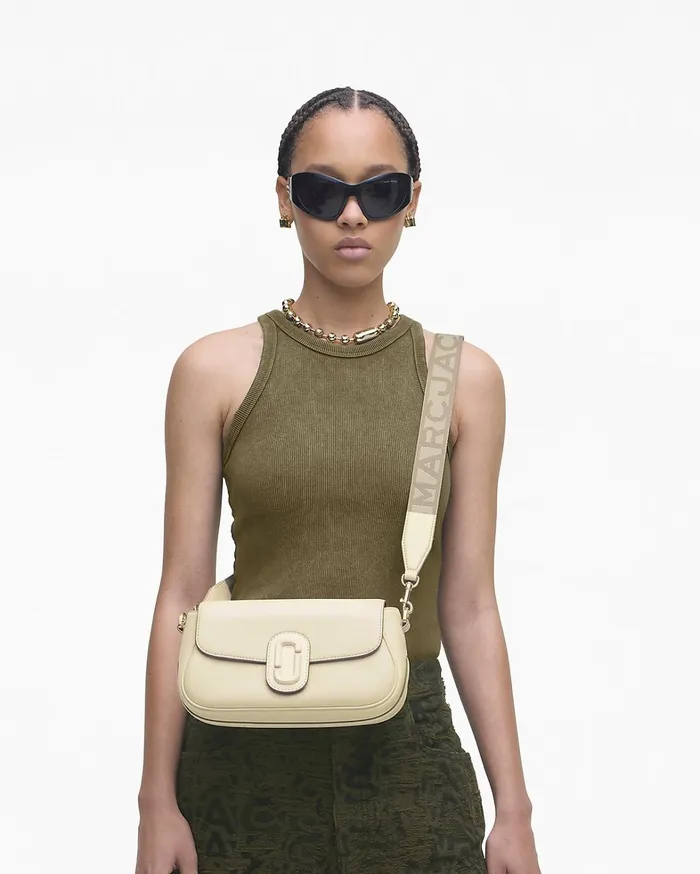 Marc Jacobs Crossbody Bags Women The Large Clover Shoulder Bag Cloud White