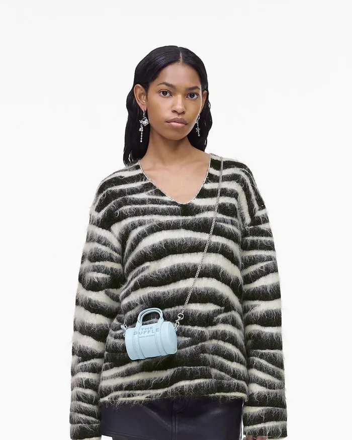 Marc Jacobs Crossbody Bags Women The Leather Nano Duffle Crossbody Cloud Blue