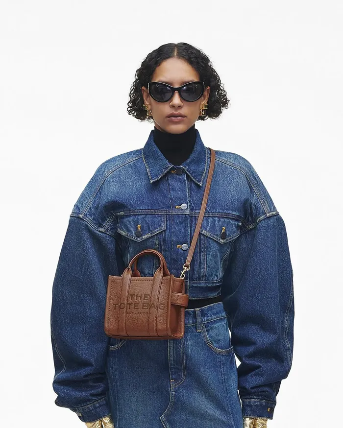 Marc Jacobs The Tote Bag Women The Leather Crossbody Tote Bag Argan Oil