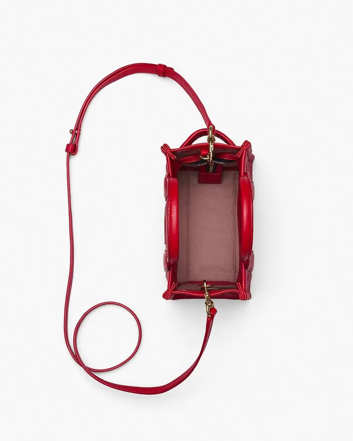 Marc Jacobs The Tote Bag Women The Leather Crossbody Tote Bag True Red