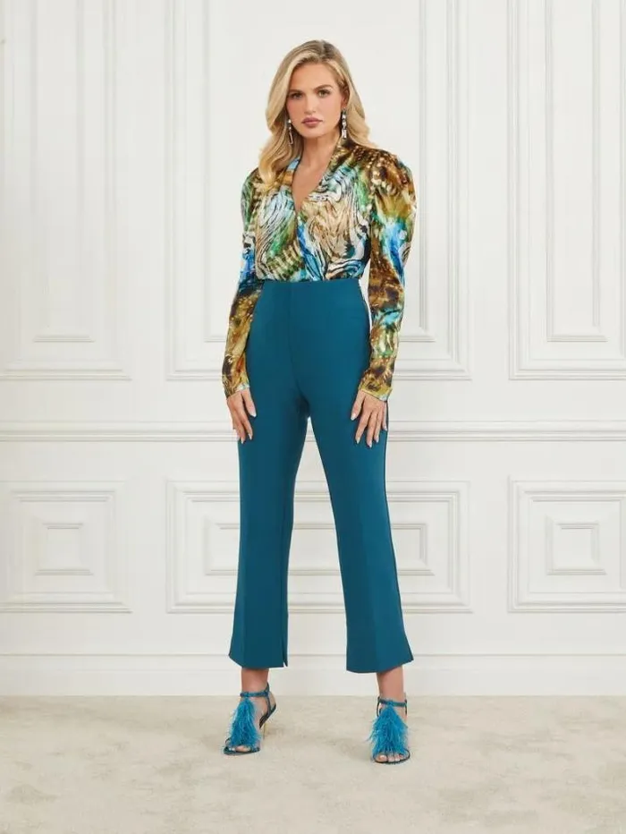 Marciano Braxton Pant Blue Opal Women Bottoms Marciano Braxton Pant Blue Opal Women Bottoms