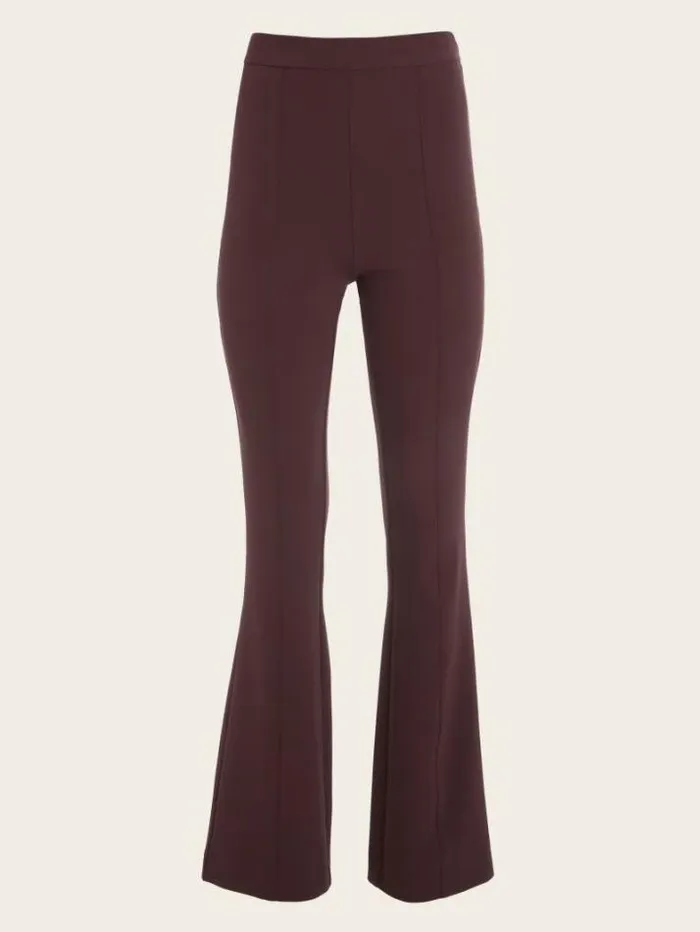 Marciano Chloe Flared Pant Dark Bourbon Women Bottoms Marciano Chloe Flared Pant Dark Bourbon Women Bottoms
