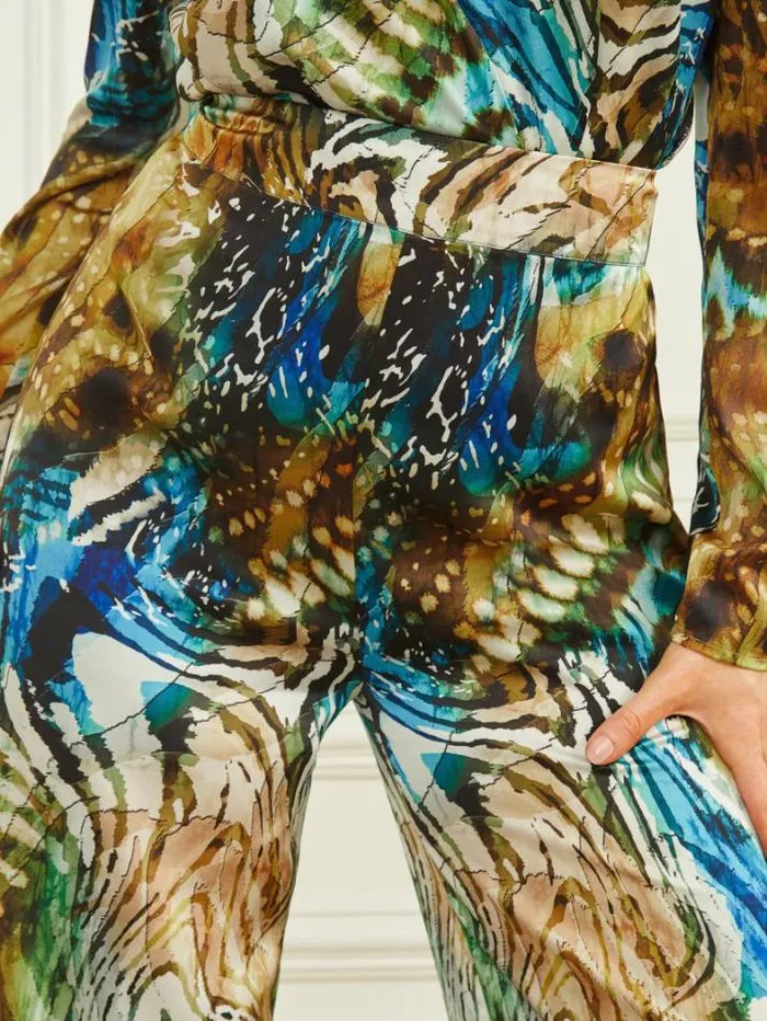 Marciano Lucy Pant Eutopia Print Women Bottoms Marciano Lucy Pant Eutopia Print Women Bottoms