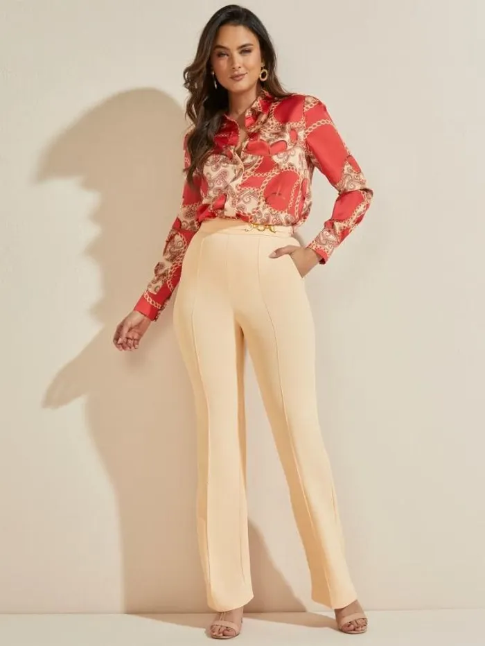 Marciano Maryam Pant Whistful Peach Women Bottoms Marciano Maryam Pant Whistful Peach Women Bottoms
