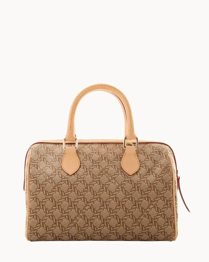 Maritime Barrel Satchel Brown Women Dooney and Bourke Satchels Maritime Barrel Satchel Brown Women Dooney and Bourke Satchels