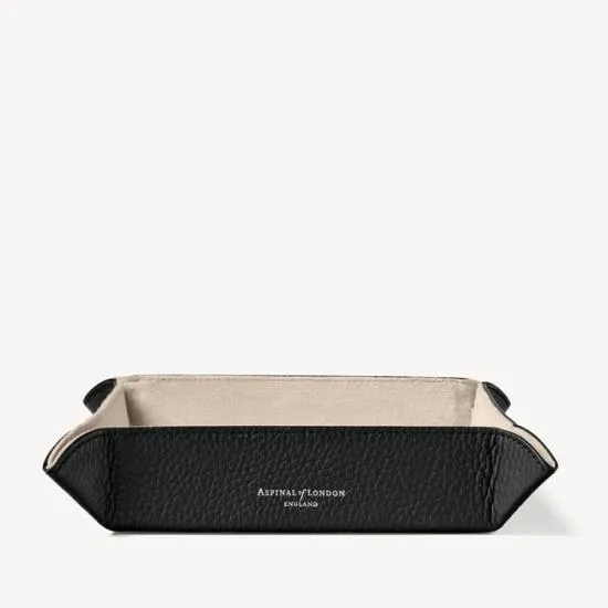 Medium Tidy Tray Black Pebble Women Aspinal Of London Jewellery Boxes