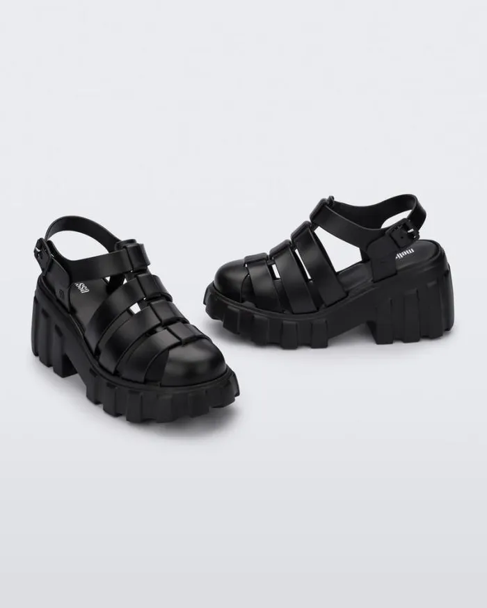 Megan Black Women Melissa Platforms
