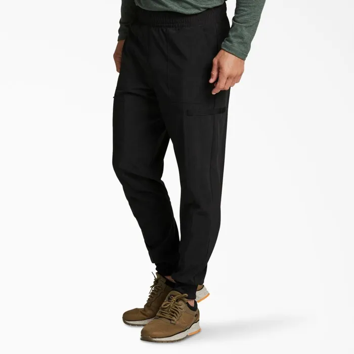 Men039s EDS Essentials Mid Rise Jogger Scrub Pants Black Black blk Men Dickies Scrubs