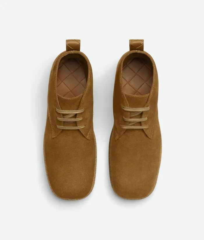 Men Bottega Veneta Boots Torino LaceUp Ankle Boot Cork