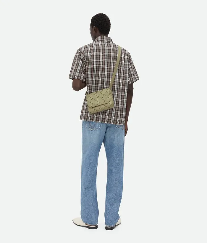 Men Bottega Veneta Crossbody Diago Travertine