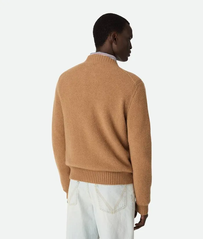 Men Bottega Veneta Knitwear Cashmere Jumper Caramel