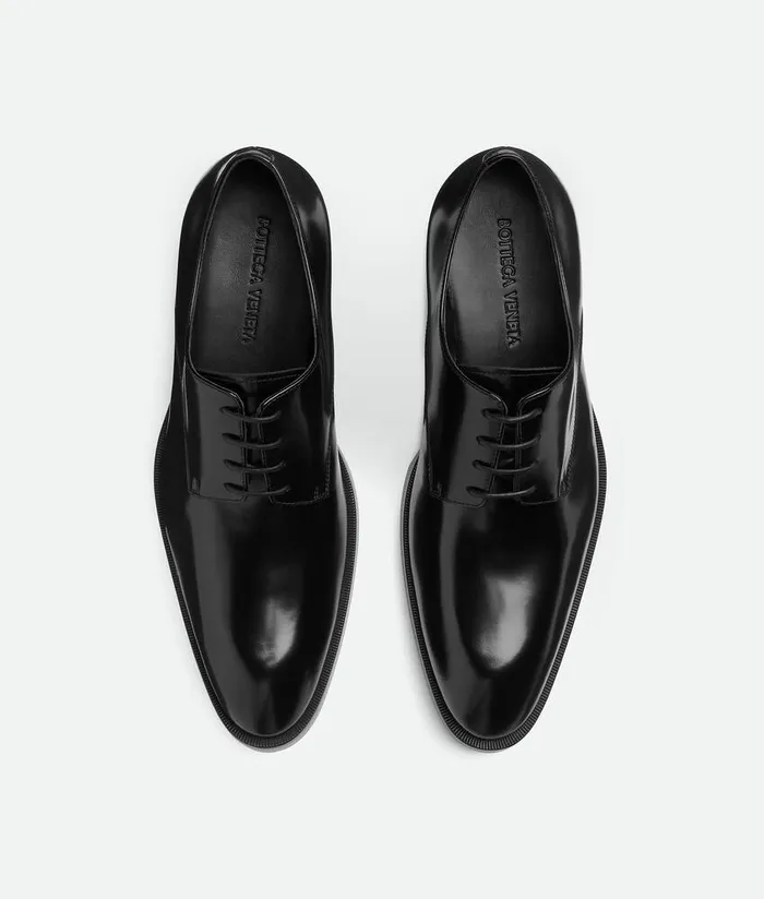 Men Bottega Veneta LaceUps Dalton LaceUp Black