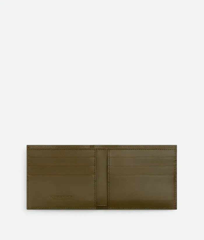 Men Bottega Veneta Small Wallets Cassette BiFold Wallet Mud
