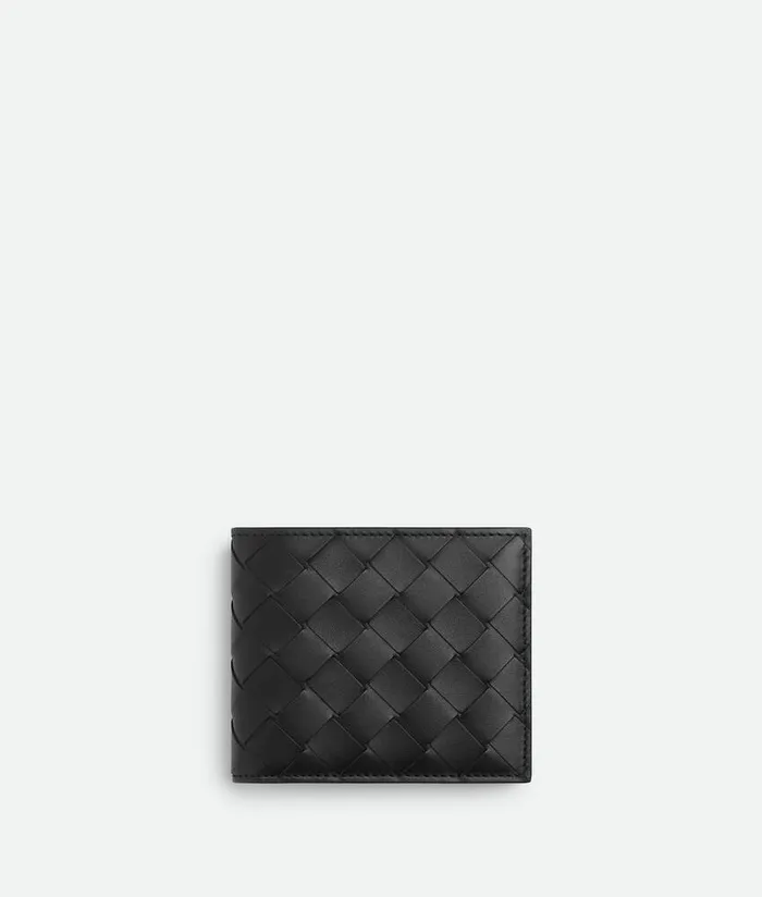 Men Bottega Veneta Small Wallets Intrecciato BiFold Wallet With Coin Purse Blackmadder Brown Men Bottega Veneta Small Wallets Intrecciato BiFold Wallet With Coin Purse Blackmadder Brown
