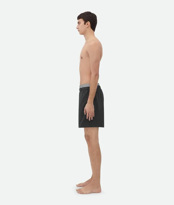 Men Bottega Veneta Swimwear Nylon Swim Shorts Kale