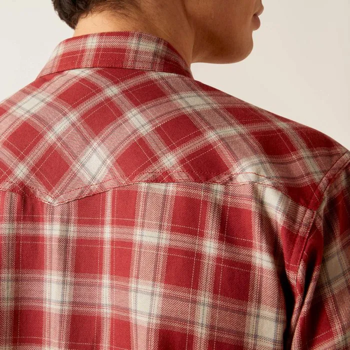 Men Button Down Shirts Ariat Holton Retro Fit Shirt Rosewood Men Button Down Shirts Ariat Holton Retro Fit Shirt Rosewood
