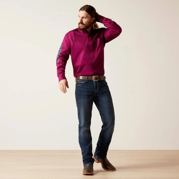 Men Button Down Shirts Ariat Team Logo Twill Classic Fit Shirt Bella Donna Men Button Down Shirts Ariat Team Logo Twill Classic Fit Shirt Bella Donna