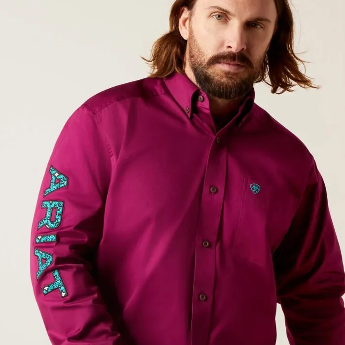 Men Button Down Shirts Ariat Team Logo Twill Classic Fit Shirt Bella Donna Men Button Down Shirts Ariat Team Logo Twill Classic Fit Shirt Bella Donna