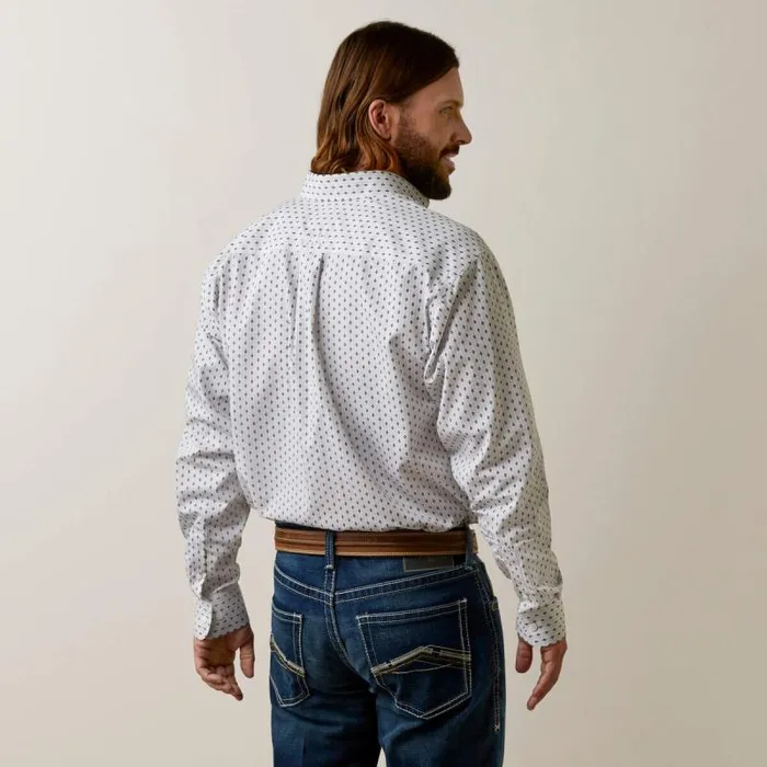 Men Button Down Shirts Ariat Wrinkle Free Coleman Classic Fit Shirt Grey Men Button Down Shirts Ariat Wrinkle Free Coleman Classic Fit Shirt Grey